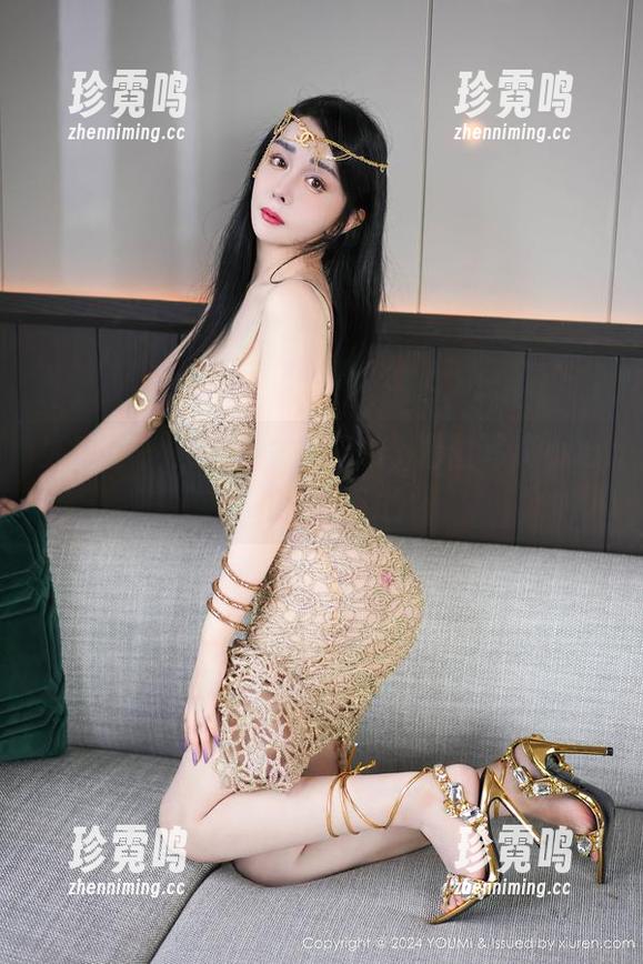 尤蜜荟 - 在线瞥见周妍希，蕾丝写真小心脏跳得不止