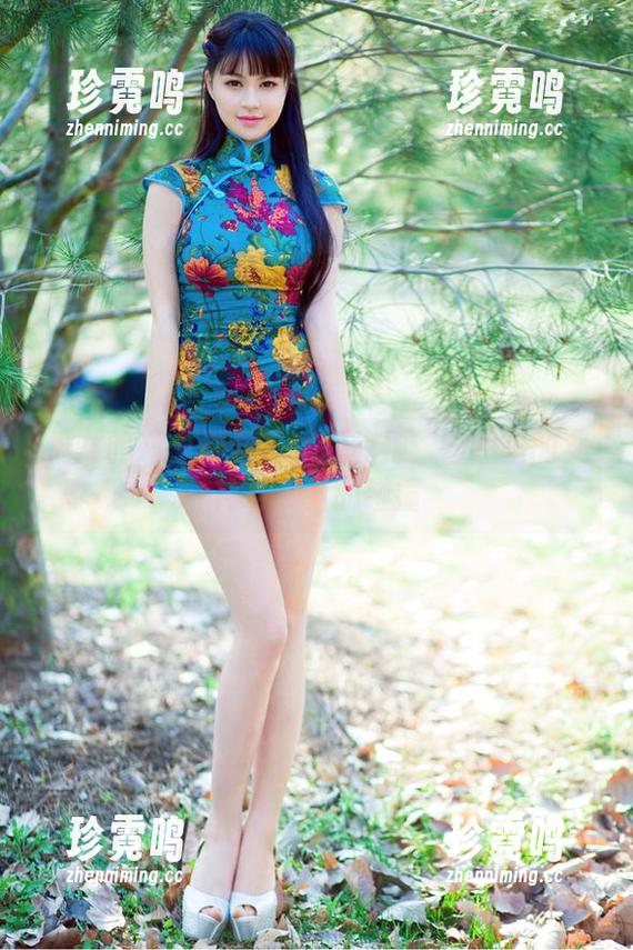 推女郎 - 艾栗栗与她的旗袍：套图里的女神与小丑的碰撞