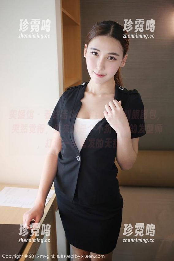 美媛馆 - 看许诺Sabrina全套制服图包，突然觉得，原来我是个不折不扣的发型师，打造一头乱发的无敌范！